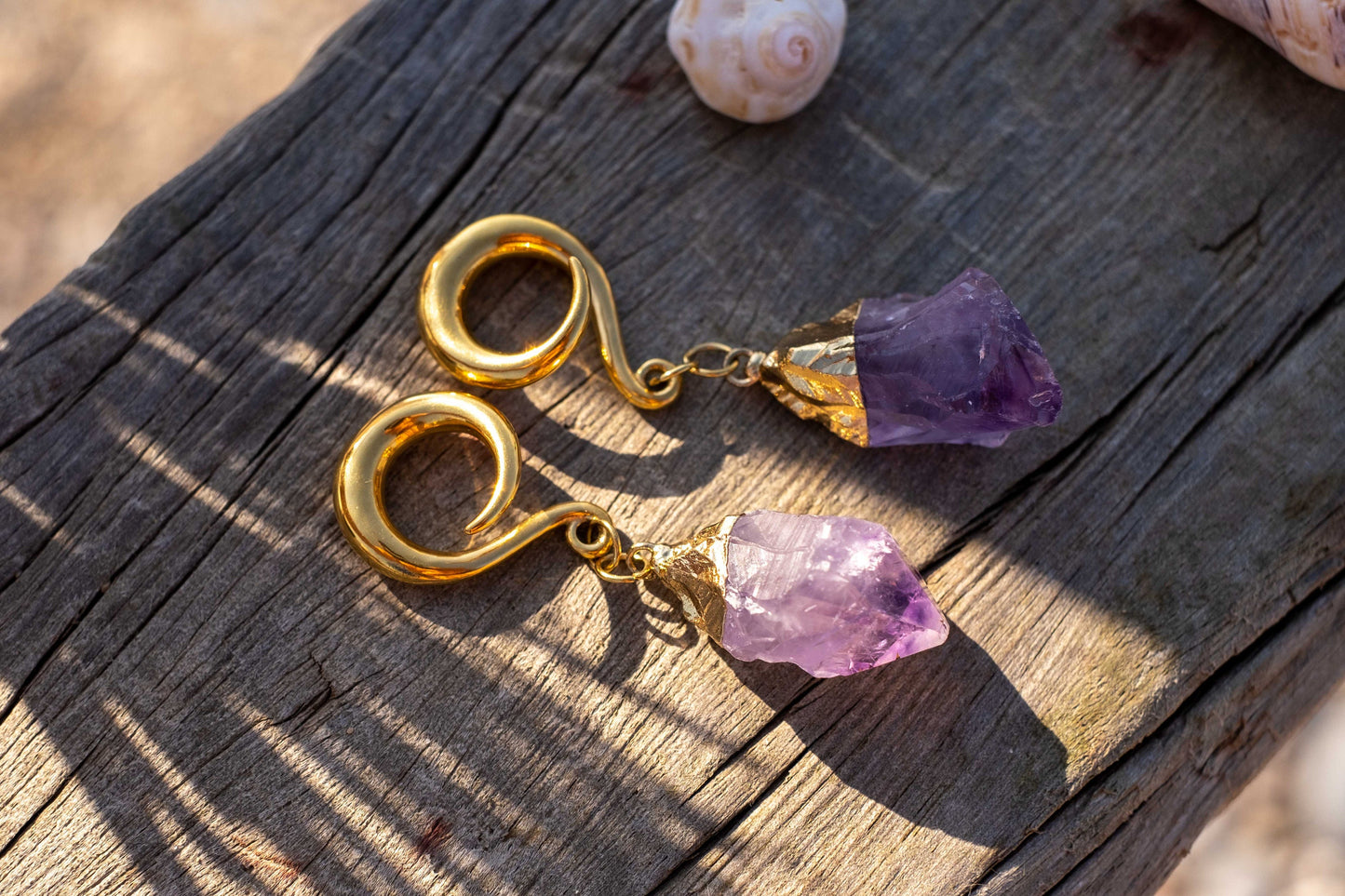 Ear Weights "Natural Violet"