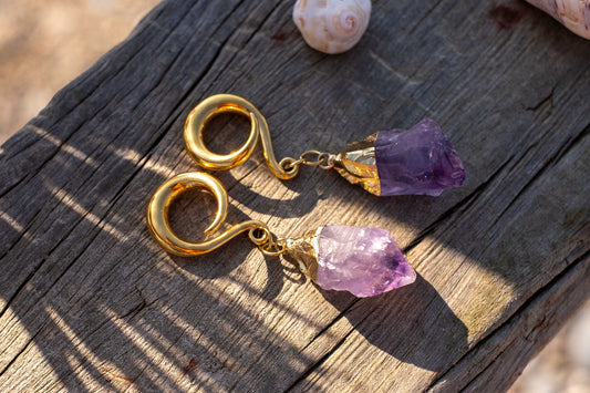 Ear Weights "Natural Violet"
