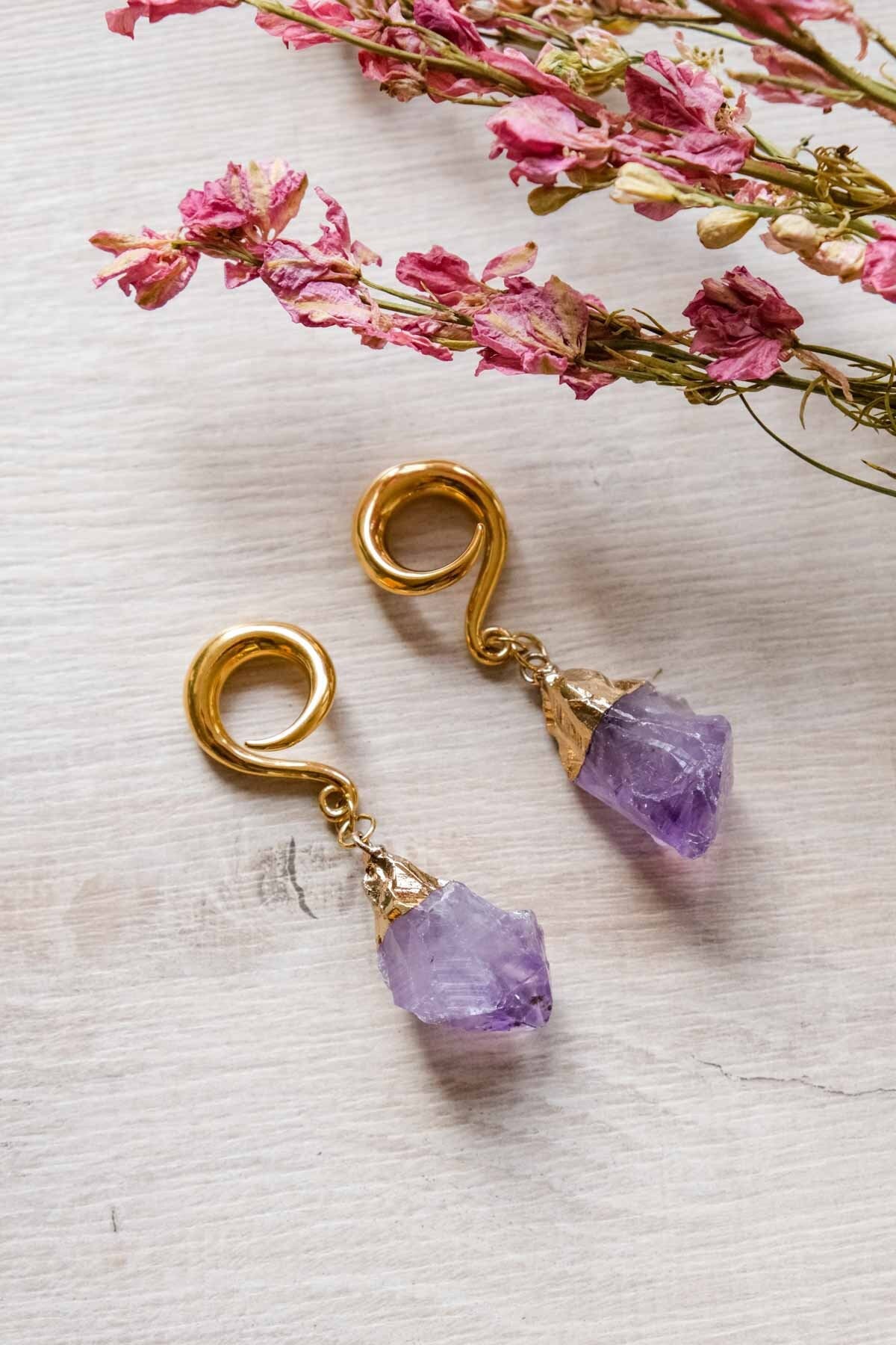 Ear Weights "Natural Violet"